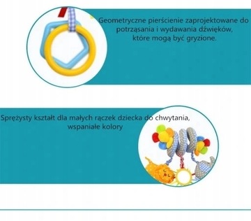 СПИРАЛЬНЫЙ КУЛОН-ПОГРЕМКА ДЛЯ ДЕТСКОЙ КОЛЯСКИ