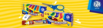 ASTRA PIÓRO SZKOLNE STALÓWKA GAME GRA ŻÓŁTY