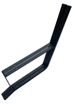 Набор боковых стальных ножек садовой скамейки с винтами и крючками