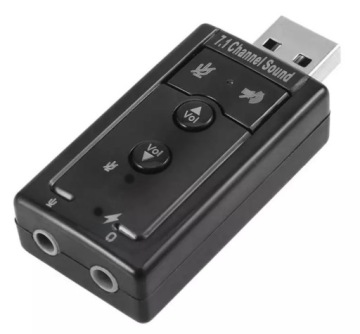 ЗВУКОВАЯ КАРТА AK103B USB 7.1