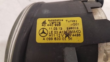 MERCEDES W204 W212 W176 HALOGEN LEVÝ PŘEDNÍ ORIGINÁLNÍ