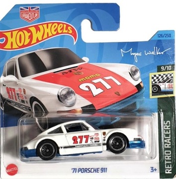 Hot Wheels '71 Porsche 911 Magnus Walker Retro Racers 9/10 HKH06