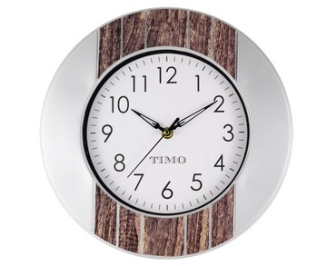 ZEGAR ŚCIENNY NA ŚCIANĘ OKRĄGŁY CZYTELNY 29cm T4C