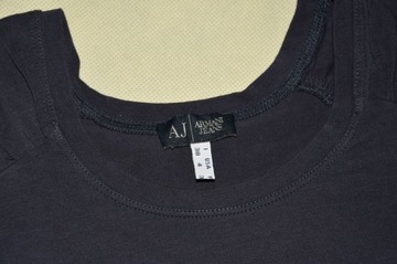 ARMANI JEANS - markowa logowana bluzka - XS/S