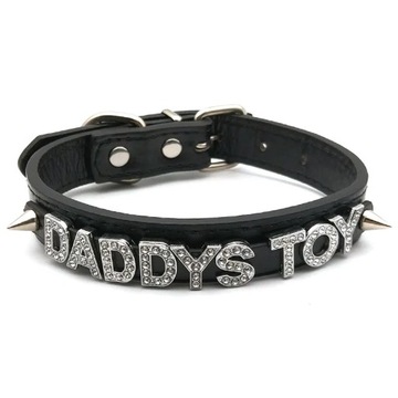 Панк-заклепки Daddys Good Boy Воротник-колье Ожерелья Гей-педик Femboy Trans