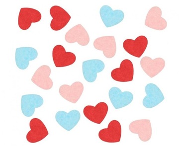 Konfetti Papierowe Serca Love Walentynki 150 szt.