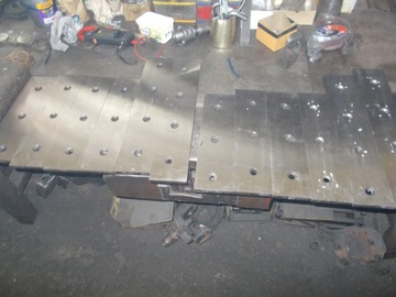 Ножи гильотинные 15х100х2550 (разделенные)