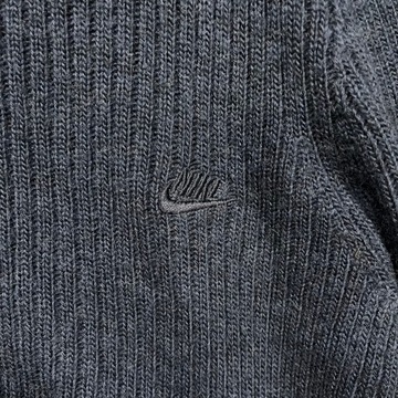 NIKE Sweter Zamek Wełna Granat 50% Wełna S