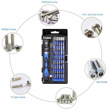 НАБОР ТОЧНЫХ ОТВЕРТОК, ОТВЕРТОК, БИТ RT0161 ДЛЯ ТЕЛЕФОНОВ 80в1
