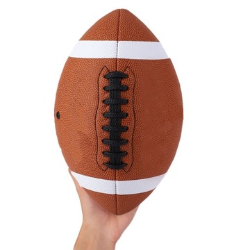 Skóra PU Halowa piłka nożna na świeżym powietrzu Rugby Rozmiar 9 Gra 77