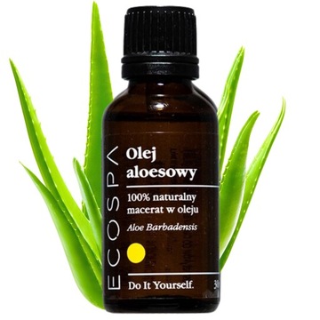 NATURALNY OLEJ ALOESOWY ALOES REGENERACJA TWARZ CIAŁO WŁOSY 50 ML ECOSPA