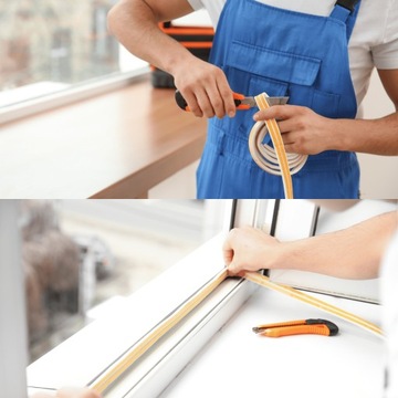 САМОКЛЕЯЩИЙСЯ ЗВУКОВОЙ БЕСШУМНЫЙ УПЛОТНИТЕЛЬ ДЛЯ ДВЕРЕЙ И ОКОН ТИПА Е 6М