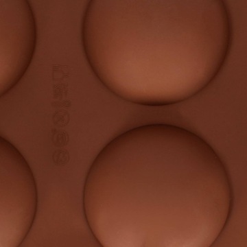 СИЛИКОНОВАЯ ФОРМА ДЛЯ ВЫПЕЧКИ МОНОПОРЦИИ ШОКОЛАДНЫХ МАББЛОВ, ПОЛУСФЕРА