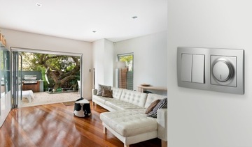 OSPEL AS ДВОЙНОЙ ПОДСВЕЧНЫЙ ВЫКЛЮЧАТЕЛЬ, БЕЛЫЙ