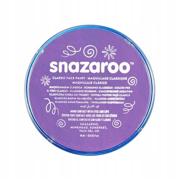 Snazaroo Farba do ciała 18 ml: Lilac