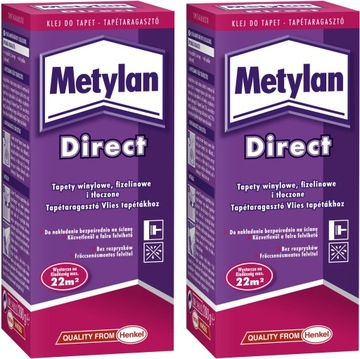Klej do tapet Metylan Direct dwupak 2x200g