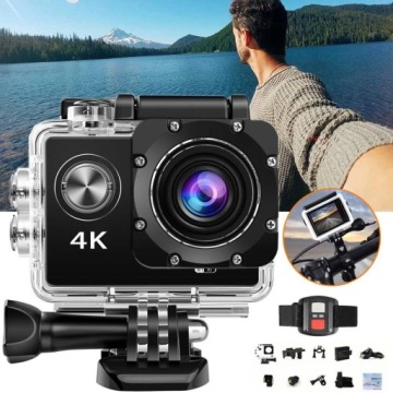 Sportovní Kamera 4K Wifi Podvodní Voděodolná Kamera