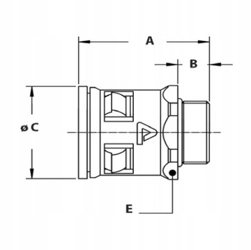 КЛЕЙ ПО МЕТАЛЛУ М20х1,5 ДЛЯ ТРУБ И ПРОВОДОВ 12мм IP68