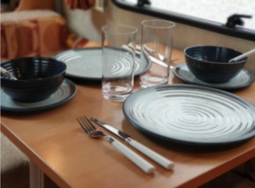 FLAMEFIELD GRANITE GREY меламиновая посуда