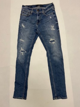 HOLLISTER CALIFORNIA MĘSKIE SPODNIE JEANSY ROZMIAR W29 L30