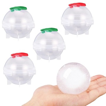 Forma foremka do lodu kula 4 szt. Kule lodowe 5 cm