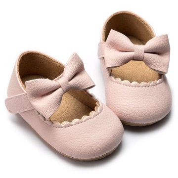 BUCIKI buty na chrzest sesję NIEMOWLĘCE DZIECIĘCE NIECHODKI 19 | 7-12 12cm