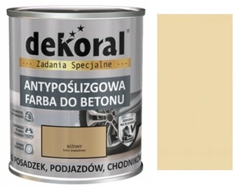 DEKORAL AKRYLIT-B FARBA DO BETONU BEŻOWY 0.75L