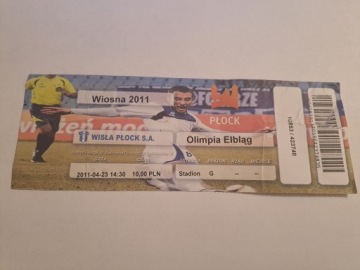 WISŁA PŁOCK - OLIMPIA ELBLĄG 23-04-2011