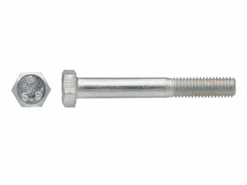Śruba 16x120 DIN931 kl.5.8 ocynk niepełny gw 1kg 4 sztuki