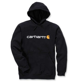 CARHARTT bluza kaptur czarna kangurka z logo XL