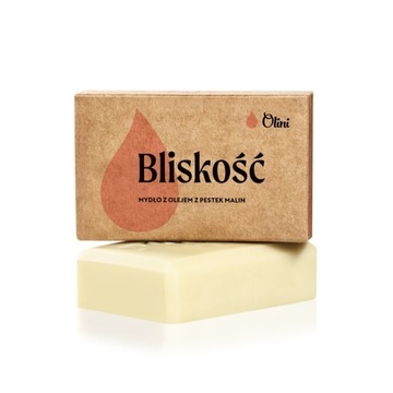 Mydło Bliskość Olini z olejem z pestek malin 90gr