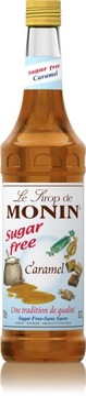 Syrop do kawy MONIN KARMELOWY BEZ CUKRU 0,7 l