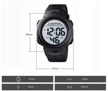 ВОДОНЕПРОНИЦАЕМЫЕ цифровые часы CHRONO