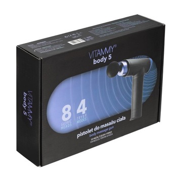 VITAMMY body 5 черный и фиолетовый Массажный пистолет для тела