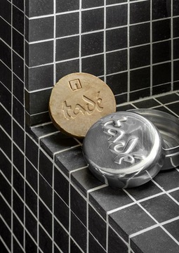 Aleppo Luksusowe Mydło do golenia BIO Oliwkowo-Laurowe 100g + mydelniczka