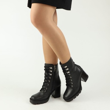 Ботильоны Carinii B9205-J23 Black face 40