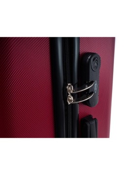 Mała walizka podróżna kabinowa podręczna 40x30x20 RGL 520 S pudrowy róż