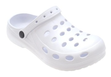 Садовые сабо Crocs из пены ЭВА F-002 белые 39