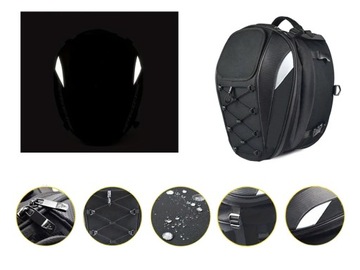 МОТОЦИКЛНЫЙ РЮКЗАК, ШЛЕМ, ВОДОНЕПРОНИЦАЕМЫЙ, СУМКА, САНИТАРНОЕ СИДЕНЬЕ, 2 В 1