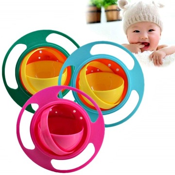 TALERZYK MISKA NIEWYSYPKA NIEKAPEK DLA DZIECI 360