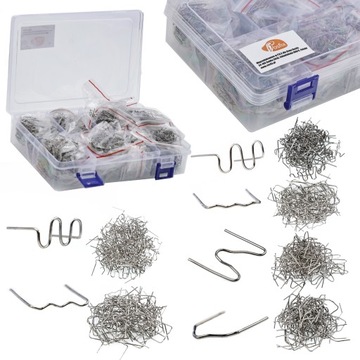 ZSZYWKI ZGRZEWARKA DO PLASTIKU 6 RODZAJÓW 1800 SZT