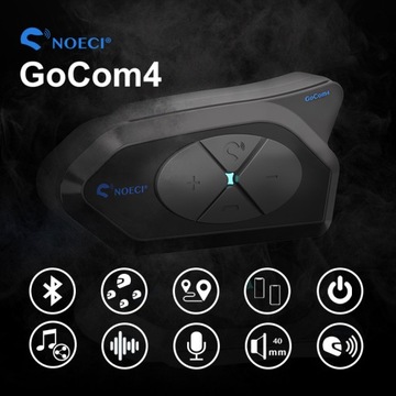 МОТОЦИКЛОВЫЙ ИНТЕРКОМ NOECI GOCOM4 BT 5.1 PL CONFERENCE POLISH LEADER 2 ШТ.