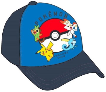 Czapka Czapeczka Pokemon Pikachu Team Pokemony