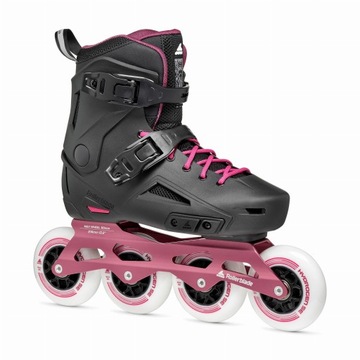 Rolki Rollerblade LIGHTNING 90 W Black-sangria freeride Damskie r. 38-38,5