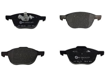 ПЕРЕДНИЕ ДИСКИ + КОЛОДКИ ATE FORD C-MAX FOCUS II KUGA