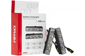 Światła do jazdy dziennej 540HP PRO 5600K 2 x 4 LED homologacja 12V 24V