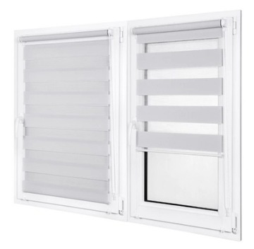 ROLETA DZIEŃ NOC DN 150x118 Z NAPINACZEM KOLORY