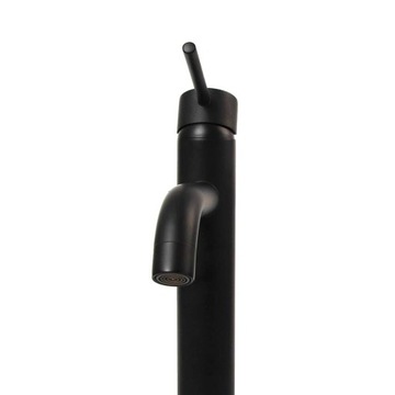 REA LUNGO HIGH BLACK смеситель для умывальника
