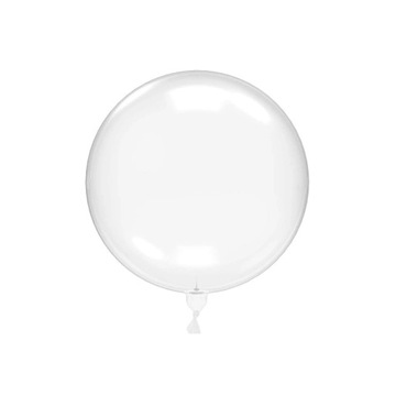 Balon BOBO krystaliczny transparent 45cm PREMIUM