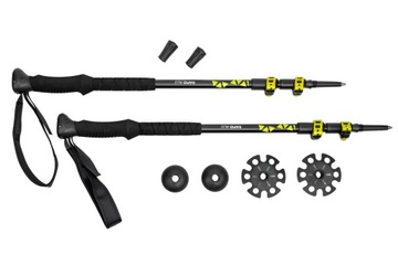 KIJE TREKINGOWE TREKKING W GÓRACH ROCKLAND SEGMENTOWE ALU ROCKLAND 64-135cm
